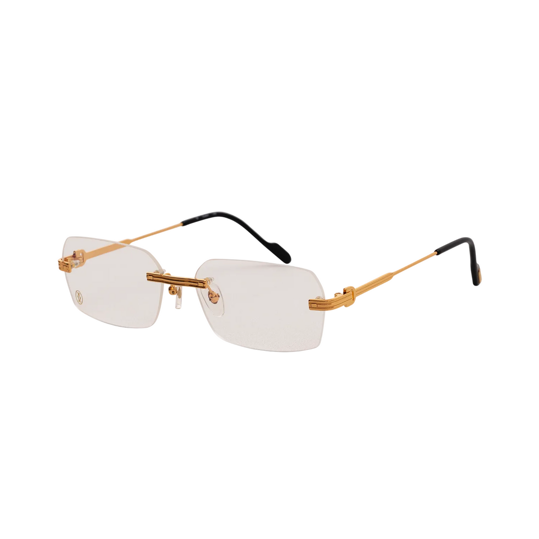 Cartier C frame Clear Lens Glasses
