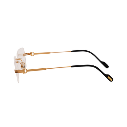 Cartier C frame Clear Lens Glasses