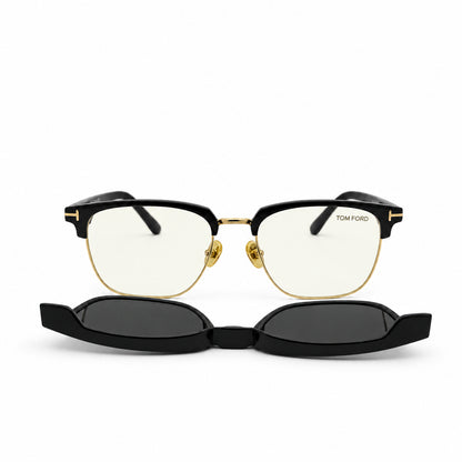Tom Ford TF5683-B Blue Control With Magnetic Clip-On